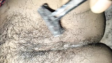 Des desi wife shaving pusssy porn